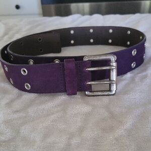 Aeropostale purple suede belt